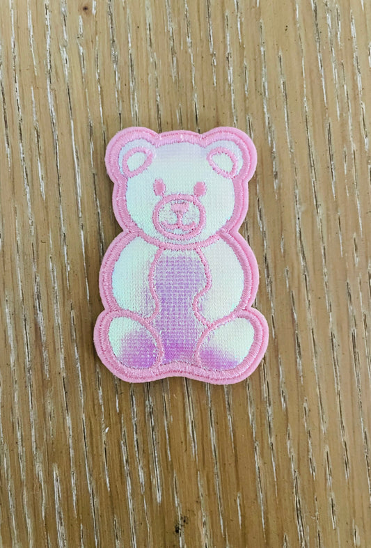 Pink Teddy Bear Patch